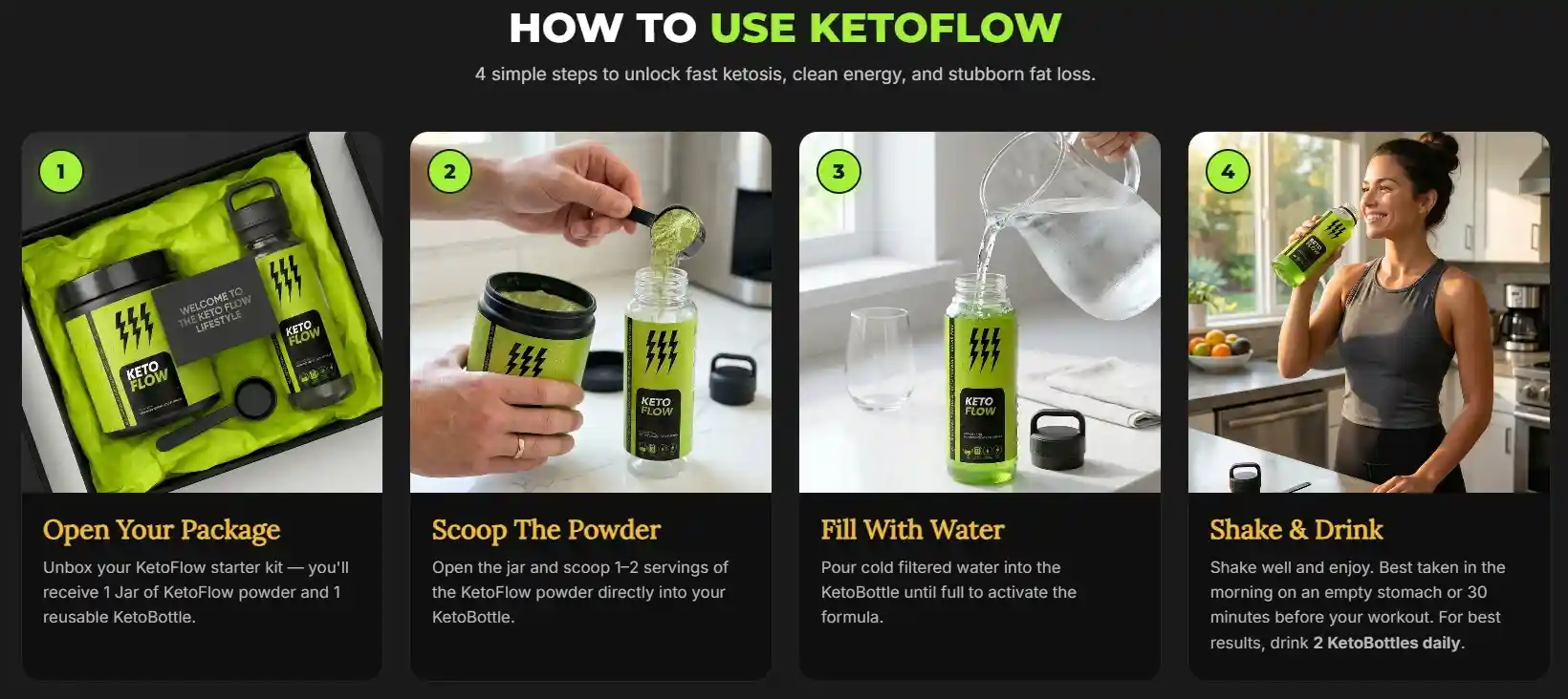 KetoFlow How to use KetoFlow